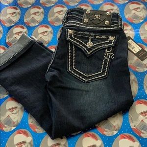 💙HP💙 NWT Miss Me Size 24 Capri Jeans